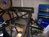 Front lower wishbones fitted.