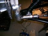 Steering arms connected to track rod ends - that steering angle doesn't look right!