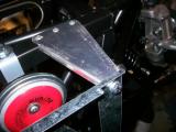 Here you can see how the radiator brackets fix to both the chassis, and the radiator plate.