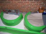 Detachable rear arches - a good option. Once drilled they can be bolted and unbolted.