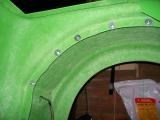 Rear arch fixings.