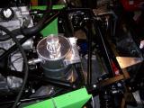 Dry sump oil tank sitting in place.