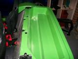 Harness holes cut.