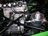 Oil cooler to oil tank return fitted.