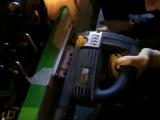 The jigsaw makes a really nice job - a higher speed cuts better as the blade doesn't catch at all.