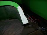 Bonnet hole marked and drilled.