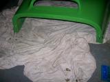 Pegs fitted to the bonnet.