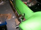 Exhaust silencer secured nicely onto the bracket. Looks really nice.