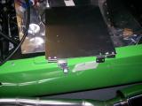 The ECU tray with hinges fitted - I'll need to straighten them up though.