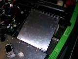 Top section of ECU plate fitted.