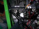 Engine bolted down - spade terminal connections to the right of the image connect the ECU loom to the Westfield loom.