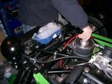 Oil and coolant filling complete.