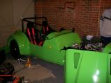 All body panels being refitted