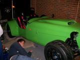 Lowering the car to the ground