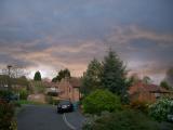 Just a cool picture as I finished for the day. The storm was brewing!