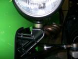 Headlamp spacer and bracket cover fitted (front)
