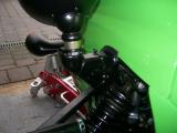 Headlamp spacer and bracket cover fitted (rear)
