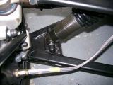 A closer look at the upright and wishbone bolt covers