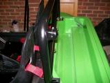 Roll bar brackets covered