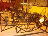 Our chassis back from power coating.