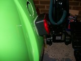 Fog light sitting against the bodywork elevates the light too much