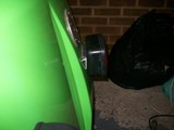 Rear fog light angled so it's parallel with the floor